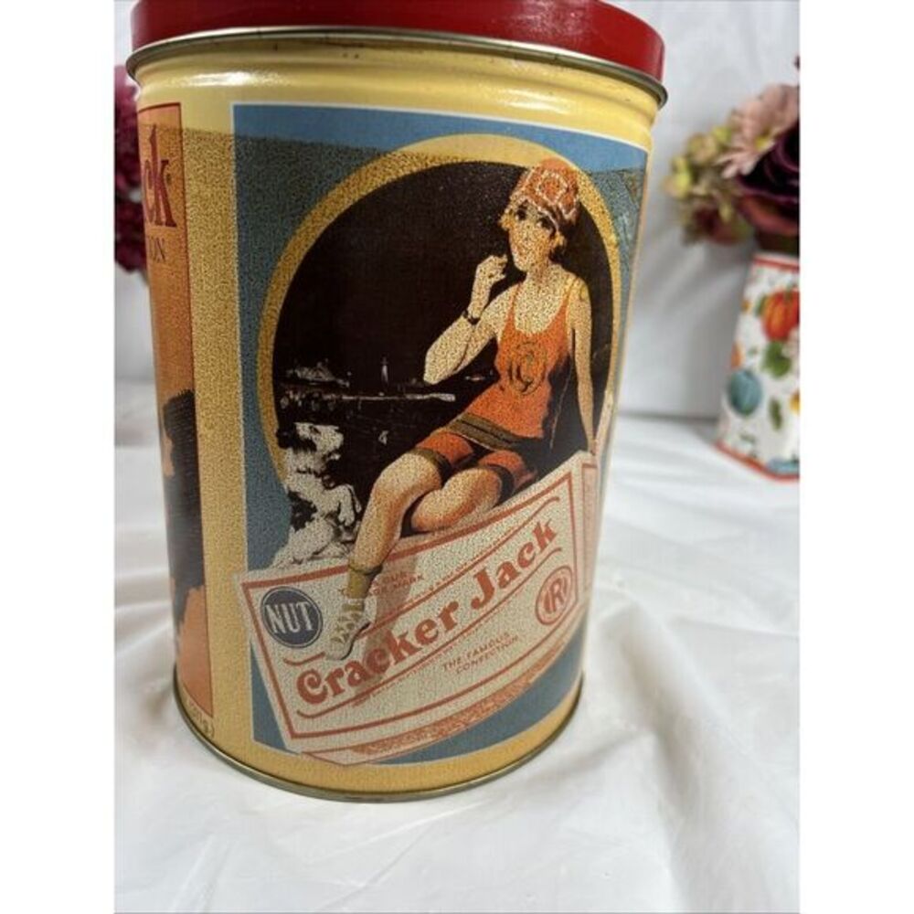 Vintage 1991 Cracker Jack Limited Edition Tin Can Container - Picture 5 of 16